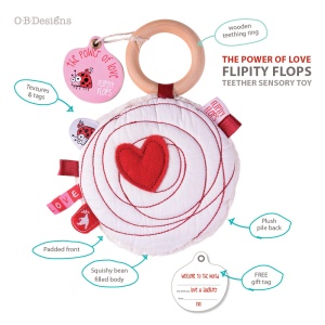 Flipity Flop Power of Love O.B. Designs